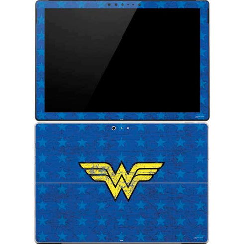 DC Comics Wonder Woman Emblem on Flag Surface Pro 4 Skin